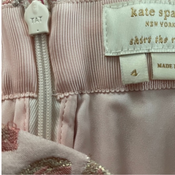 💗💗Kate Spade Metallic Jacquard Pleated Skirt💗💗 - Picture 5 of 6
